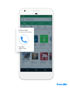 Truecaller go product screen