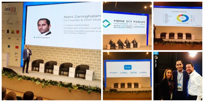 Our co-founder and CSO, Nami Zarringhalam at MENA ICT in Jordan