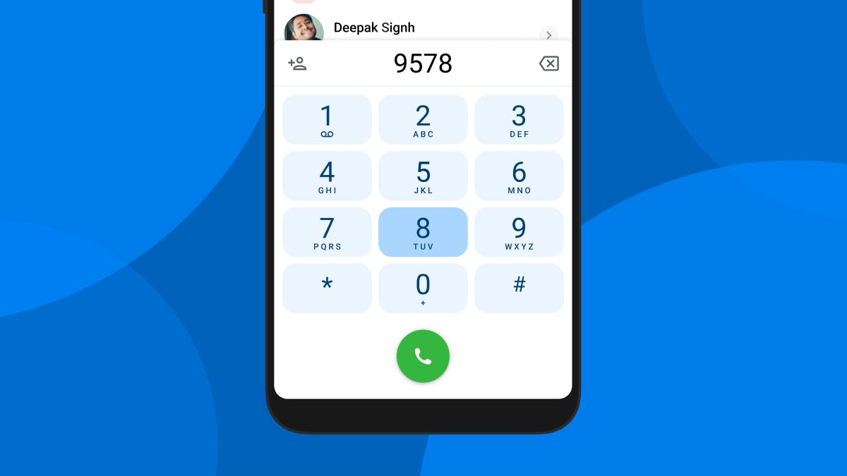 Truecaller's revamped dialpad